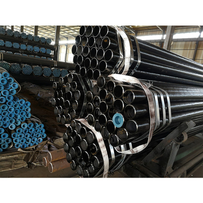Gas Pipe 300mm Diameter Carbon Black Seamless Round Steel Tube